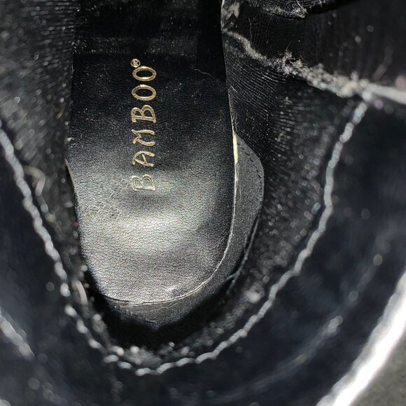 Bamboo Women’s Black Booties Side Zip Ankle Boots - Picture 7 of 10